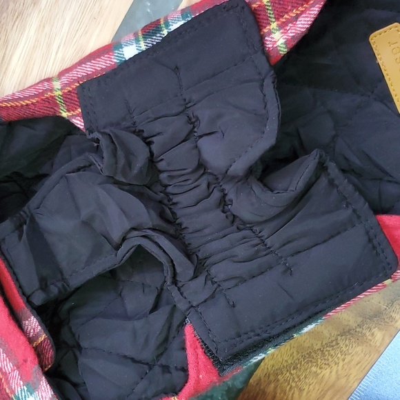 Dog Coat XS - Reversible Red Flannel/Black - Picture 7 of 11